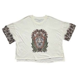Anthropologie Real Fun, Wow! Lion Tee - XS/S